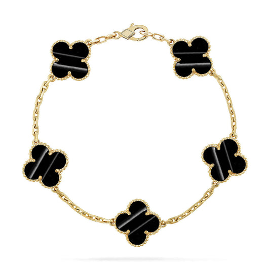 [⭐Shinejoy] CLOVER 5 MOTIF PULSAR STONE BRACELET COLLECTION
