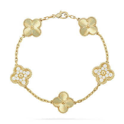 [⭐Shinejoy] COLLECTION BRACELET LASER 5 MOTIFS CLOVER