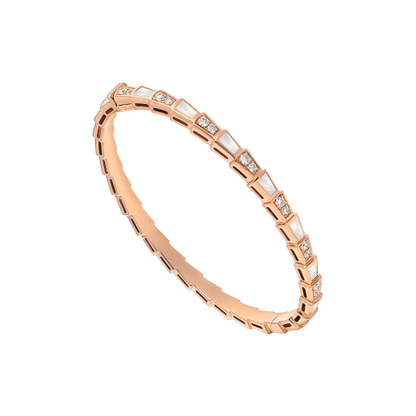 [Shinejoy]SERPENTI BRACELET PINK GOLD MOP DIAMOND