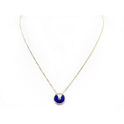 [Shinejoy]AMULETTE ROSE GOLD AGATE NECKLACE