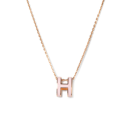 [Shinejoy]POP H PEDANT PINK GOLD