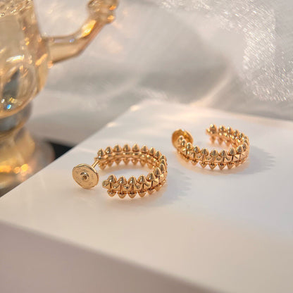 [Shinejoy]CLASH SMALL HOOP EARRINGS