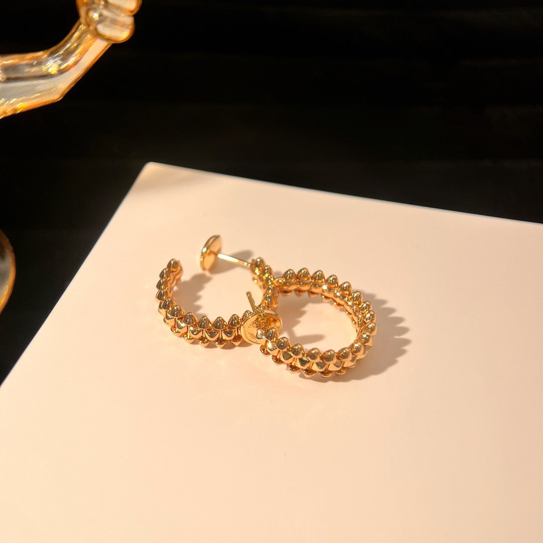 [Shinejoy]CLASH SMALL HOOP EARRINGS