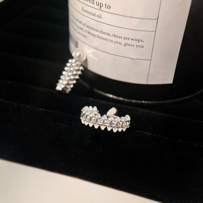 [Shinejoy]CLASH SMALL HOOP EARRINGS