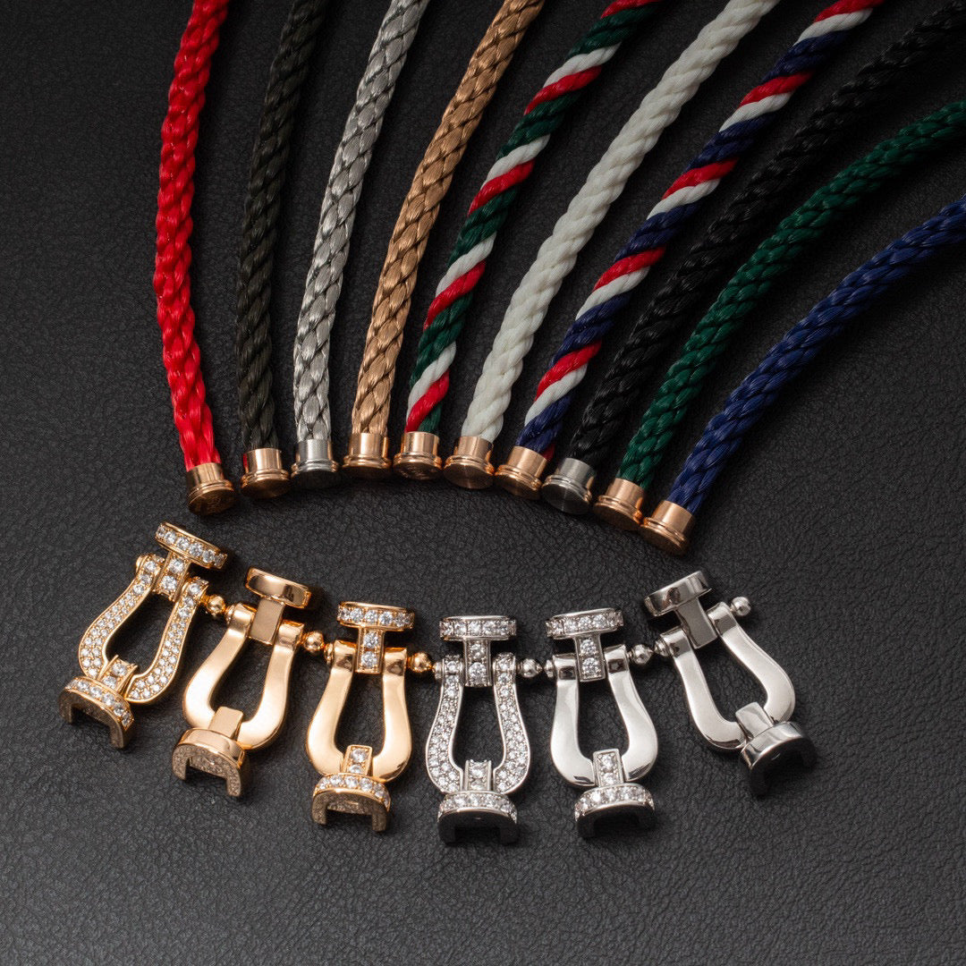 [Shinejoy]FORCE LARGE HORSESHOE NO DIAMOND BRACELET GOLD
