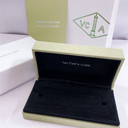 VA TRÈFLE BRACELET COLLIER BOÎTE À BAGUE SAC CADEAU