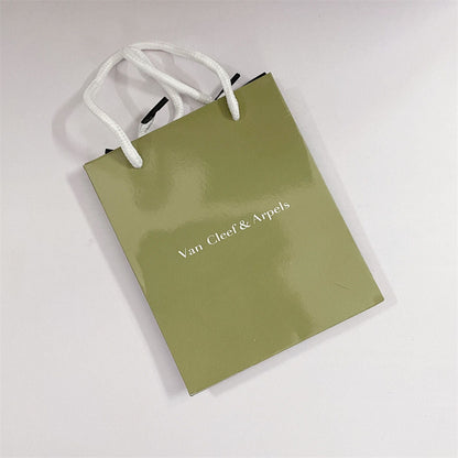 VA TRÈFLE BRACELET COLLIER BOÎTE À BAGUE SAC CADEAU