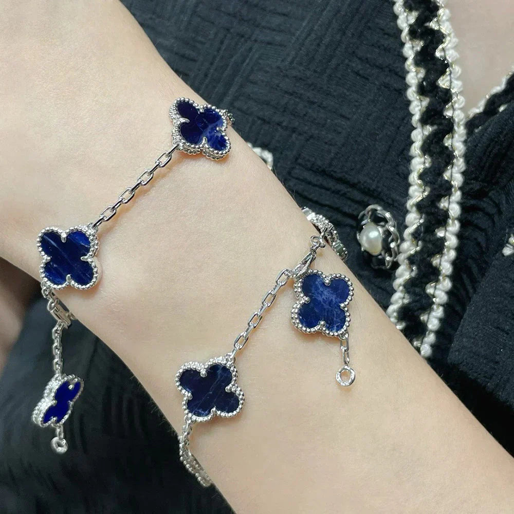 [⭐Shinejoy]CLOVER 5 MOTIF PIETERSITE BRACELET COLLECTION