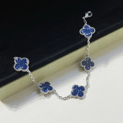 [⭐Shinejoy]CLOVER 5 MOTIF PIETERSITE BRACELET COLLECTION
