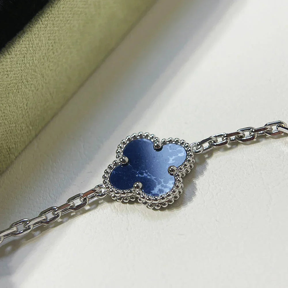 [⭐Shinejoy]CLOVER 5 MOTIF PIETERSITE BRACELET COLLECTION
