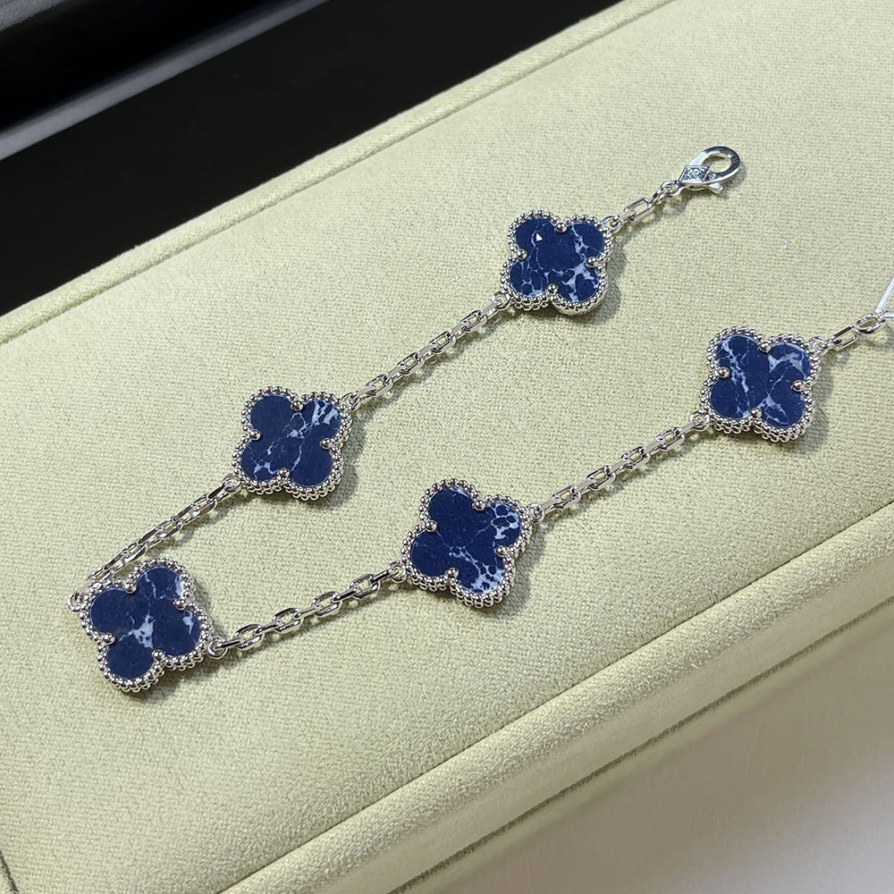 [⭐Shinejoy]CLOVER 5 MOTIF PIETERSITE BRACELET COLLECTION