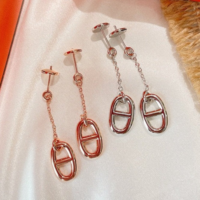 [Shinejoy]CHAINE TASSEL EARRINGS