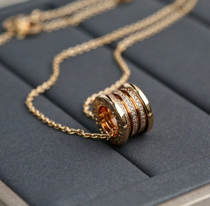 [Shinejoy]ZERO 1 PINK GOLD DIAMOND NECKLACE