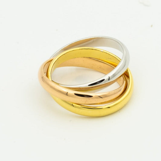 [shinejoy Jewelry]TRINITY RING GOLD PINK GOLD SILVER