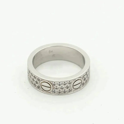 [Shinejoy]LOVE RING 5.5MM DIAMONDS PAVED
