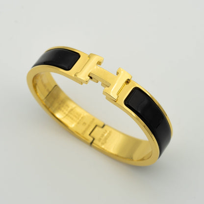 [Shinejoy]H BLACK BRACELET