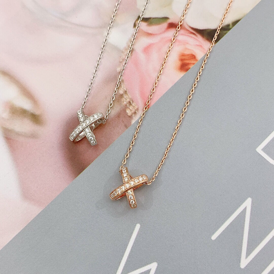[Shinejoy]JEUX DE DIAMOND NECKLACE