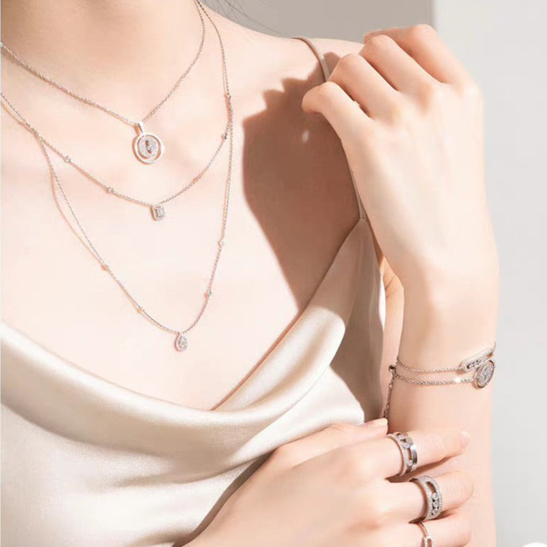 [Shinejoy]Demo MOVER PM PAVED NECKLACE
