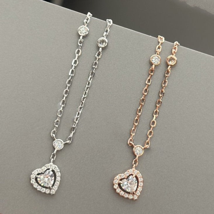 [Shinejoy]JOY HEART DIAMOND NECKLACE
