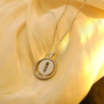 [Shinejoy]Demo MOVE MM SILVER DIAMOND NECKLACE
