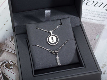 [Shinejoy]Demo MOVE PM NECKLACE SILVER DIAMOND