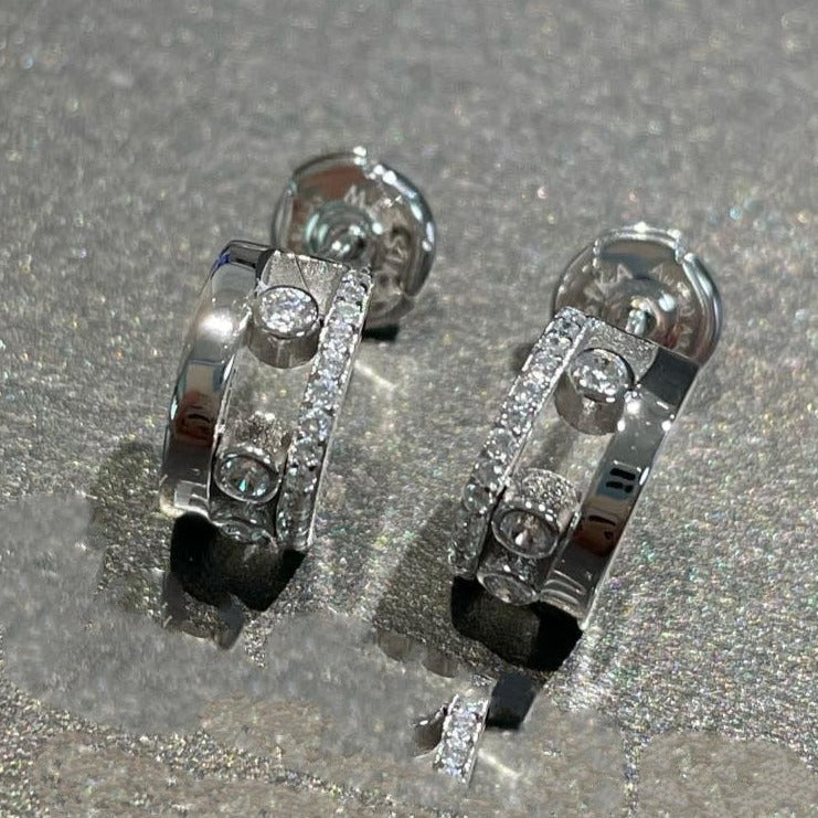 [Shinejoy]MOVE ROMANE EARRINGS DIAMOND