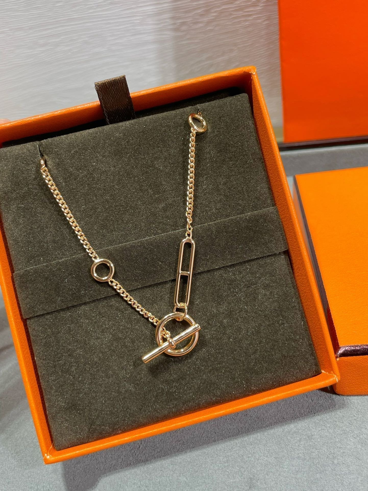 [Shinejoy]HM STERLING CHAINE D'ANCRE HEART
