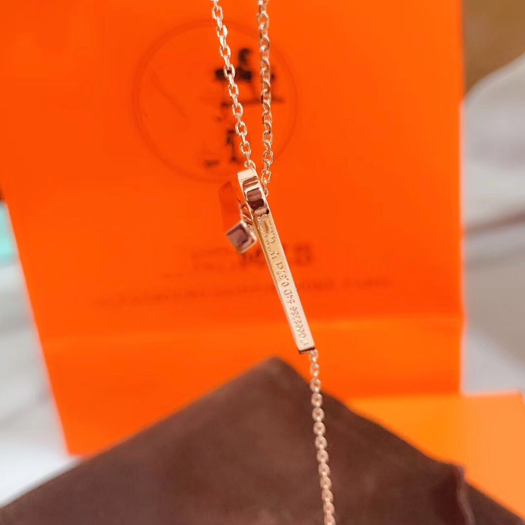 [Shinejoy]HM NECKLACE PLATINUM ROSE GOLD DIAMOND