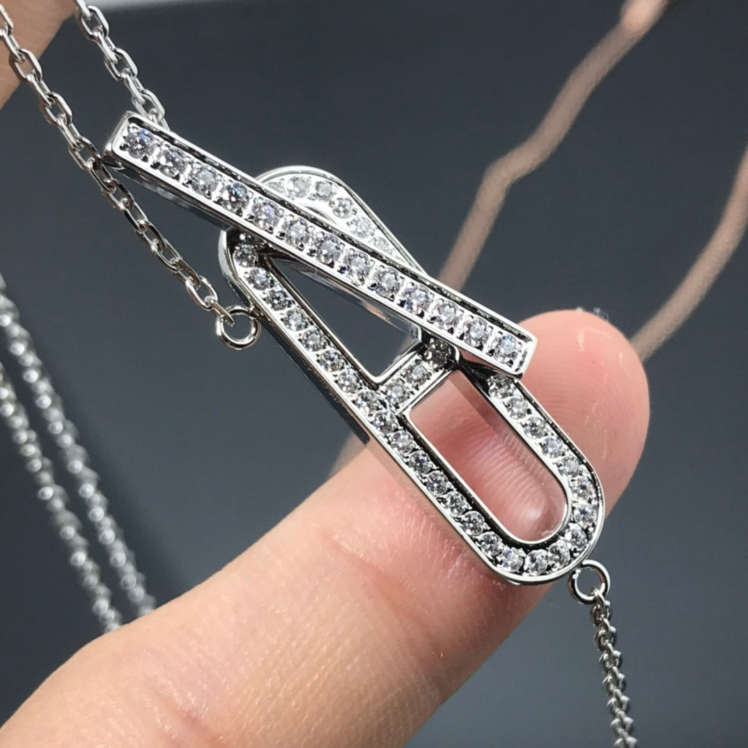 [Shinejoy]HM NECKLACE PLATINUM ROSE GOLD DIAMOND
