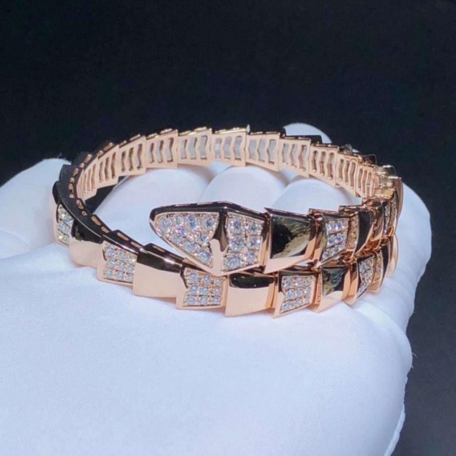 [Shinejoy]SERPENTI BRACELET PINK GOLD DIAMOND
