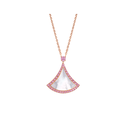 [Shinejoy]DREAM NECKLACE MOP DIAMOND PINK