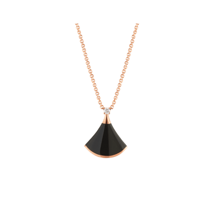 [Shinejoy]DREAM NECKLACE ONYX 1 DIAMOND