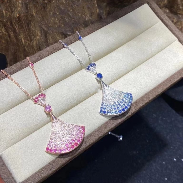 [Shinejoy]DREAM NECKLACK DIAMOND PINK GOLD