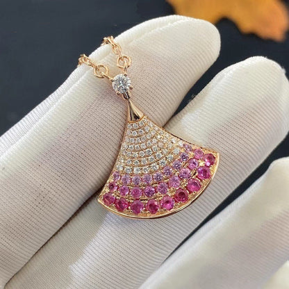 [Shinejoy]DREAM NECKLACE PINK GOLD PINK DIAMOND