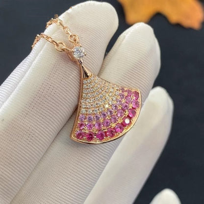 [Shinejoy]DREAM NECKLACE PINK GOLD PINK DIAMOND