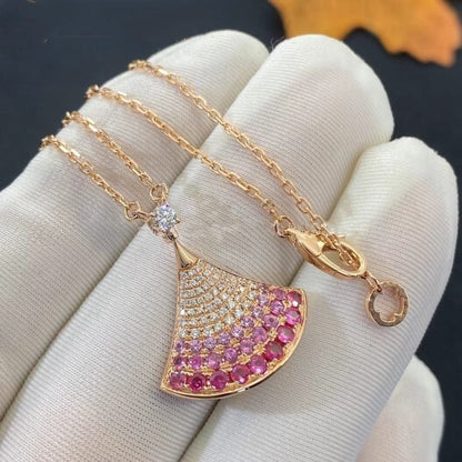 [Shinejoy]DREAM NECKLACE PINK GOLD PINK DIAMOND
