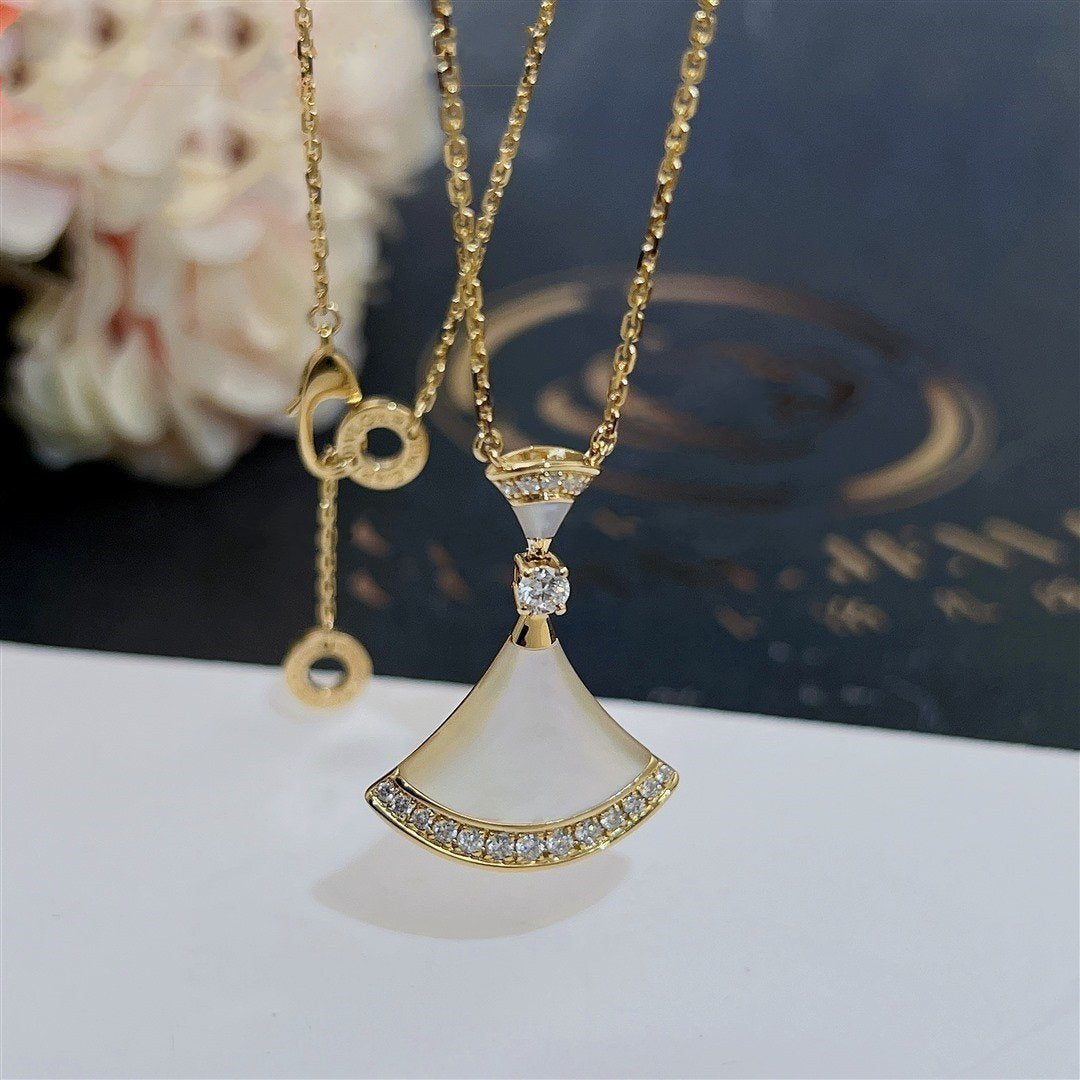 [Shinejoy]DREAM NECKLACE MOP GOLD DIAMOND