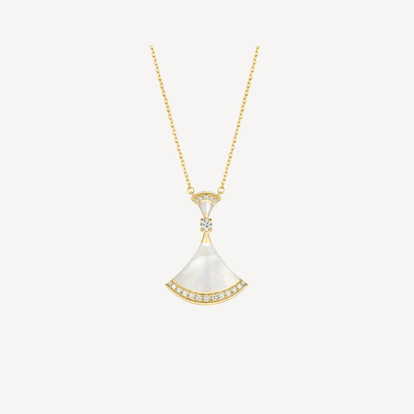 [Shinejoy]DREAM NECKLACE MOP GOLD DIAMOND