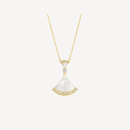 [Shinejoy]DREAM NECKLACE MOP GOLD DIAMOND