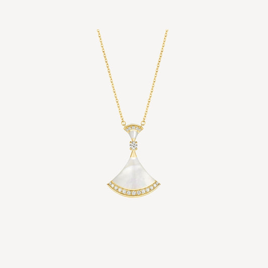 [Shinejoy]DREAM NECKLACE MOP GOLD DIAMOND