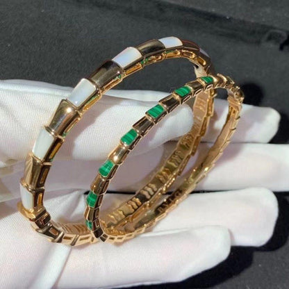 [Shinejoy]SERPENTI BRACELET PINK GOLD MOP