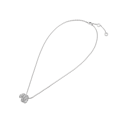 [Shinejoy]SERPENTI  NECKLACE DOUBLE RING DIAMOND