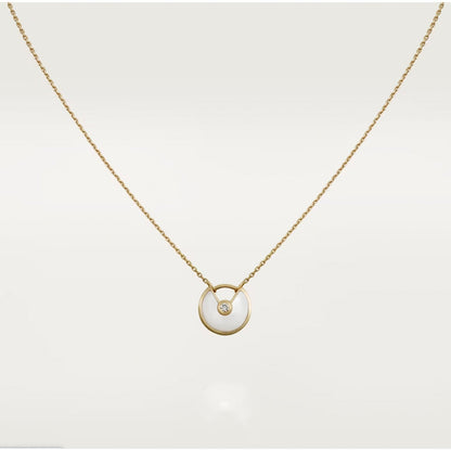 [Shinejoy]AMULETTE ROSE GOLD MOP NECKLACE