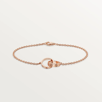 [Shinejoy]LOVE BRACELET DOUBLE RING