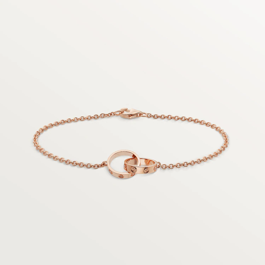 [Shinejoy]LOVE BRACELET DOUBLE RING