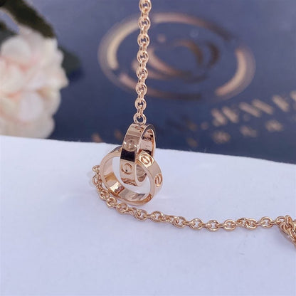 [Shinejoy]LOVE BRACELET DOUBLE RING
