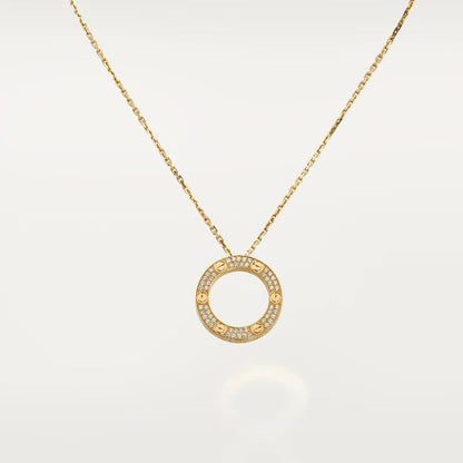 [Shinejoy]LOVE NECKLACE ADJUSTABLE ROSE GOLD