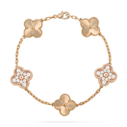 [⭐Shinejoy] COLLECTION BRACELET LASER 5 MOTIFS CLOVER