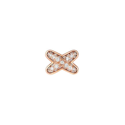 [Shinejoy]JEUX DE PINK GOLD DIAMOND EARRINGS