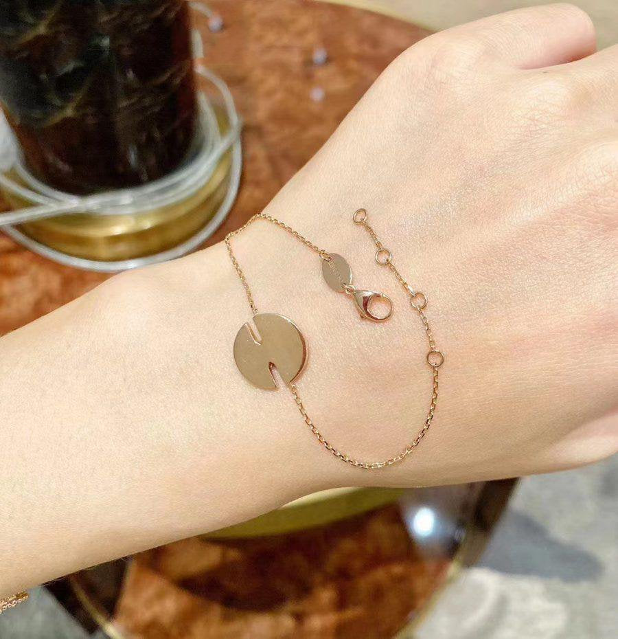 [Shinejoy]JEUX DE BRACELET MOP PINK GOLD DIAMONDS
